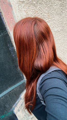 Reseña con foto de un cliente sobre Henna Jamila BAQ (Premium)