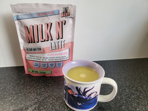 Customer photo review of Lactation Matcha Latte 300g - 30 SERVINGS