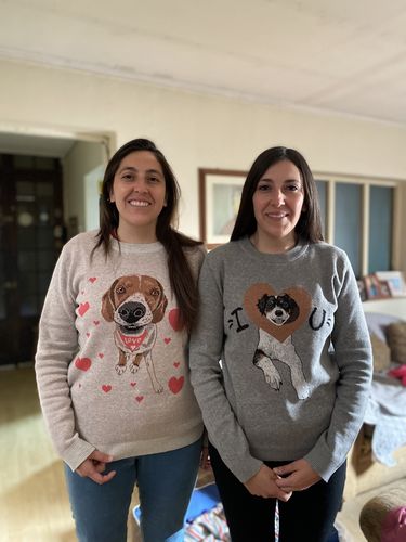 Customer photo review of Full-Body Pet Custom Sweater