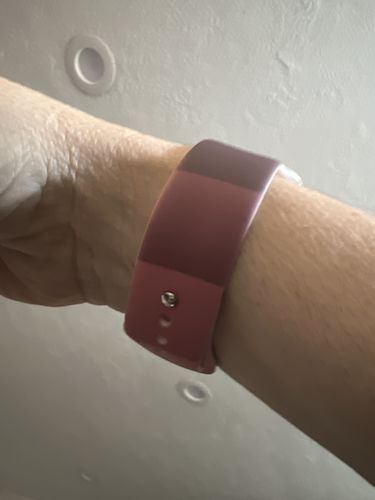 Customer photo review of Shades of Plum - Apple Watch Band