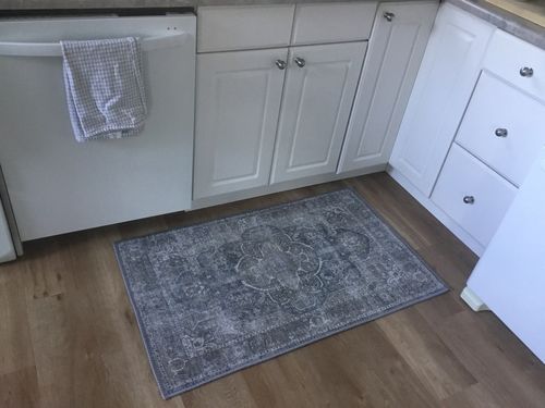 Customer photo review of Distressed Vintage Kendra Ash Runner Rug