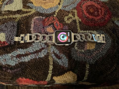 Customer photo review of Mesh Link Band for the Apple Watch