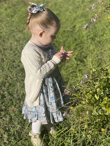 Customer photo review of MILK KNIT CARDIGAN