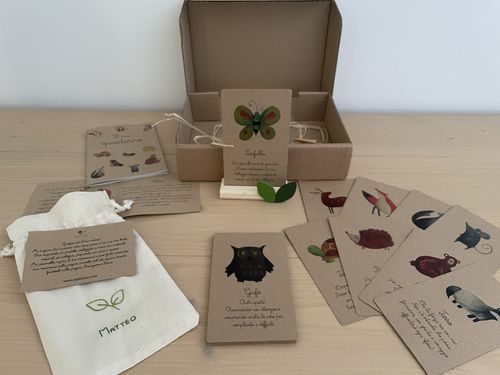 Customer photo review of Kit delle Carte Motivazionali ispirate agli Animali del Bosco