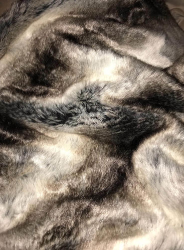 Customer photo review of Faux Wool Plush Blanket