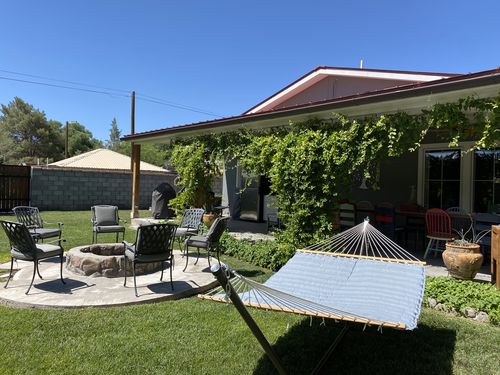 Customer photo review of Original Large Plush Pillowtop Hammock With Stand