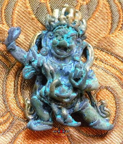 Customer photo review of Amulette Tibétaine ancienne Thogchag de Vajrapani.