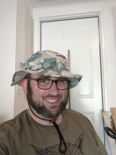 Customer photo review of Big Fisherman's Hat, Desert Camo