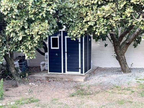 Customer photo review of Manor 6x6ft Shed
