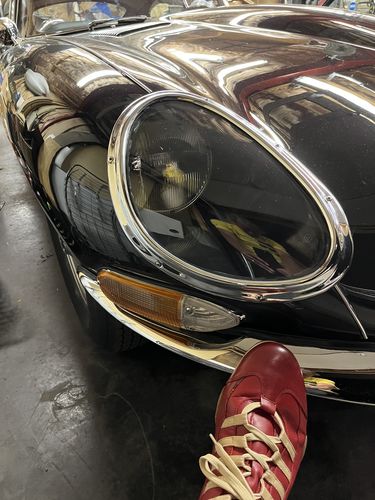 Customer photo review of Men's Racing Sneaker in Corsa Rosso (Red and Sand)