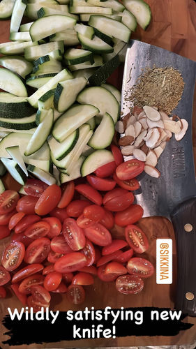 Customer photo review of Acuto - Handmade Chef Knife