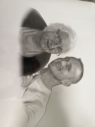 Customer photo review of Black & White Portrait Detailed 🇬🇧 UK DELIVERY