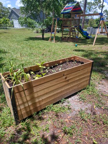 Customer photo review of 18" x 60" Planter Box - 24" Tall