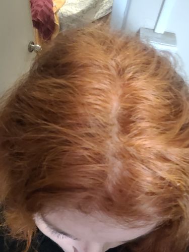 Reseña con foto de un cliente sobre Pack 3 Hennas Jamila BAQ Premium - Cobrizo Intenso y Duradero 🔥 👩🏼🦰