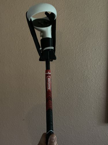 Customer photo review of DriVR - VR Golf Club Handle Accessory - Rift S, Oculus Quest 2, Reverb G2