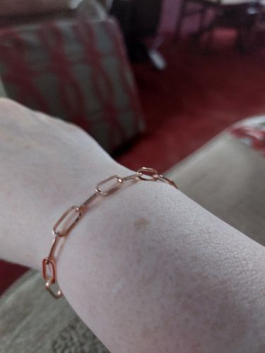 Customer photo review of Paperlink Eternity Bracelet