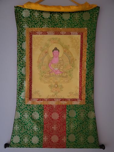 Customer photo review of Amitabha Buddha Thangka 60*45