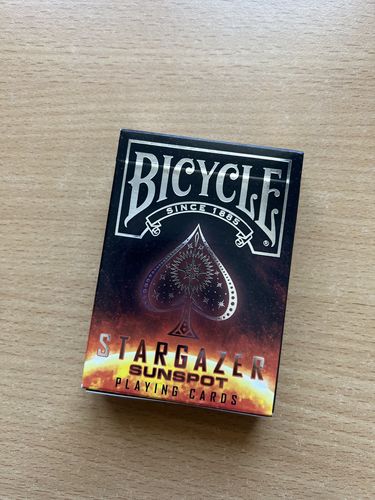 Customer photo review of Bicycle Stargazer Sunspot Playing Cards
