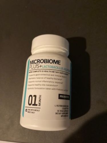 Customer photo review of Lactobacillus Reuteri NCIMB 30242 | Microbiome Plus+