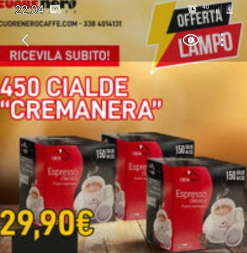 Customer photo review of 450 cialde Cremanera
