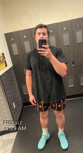 Customer photo review of Anime Mesh Shorts - Lawdono