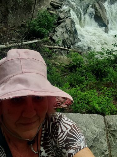 Customer photo review of Wide Brim Cotton Summer Hat