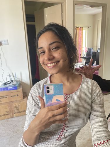 Customer photo review of Celestial Gradient iPhone Case