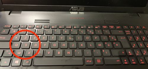 Avis photo d'un client sur Clavier Azerty Français Pour Asus GL752JW GL752V GL752VL GL752VW GL752VWM