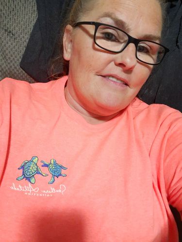 Customer photo review of Salty Since Birth - Coral