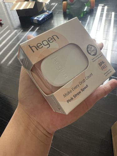 Customer photo review of Hegen PCTO™ Straw Spout Pink