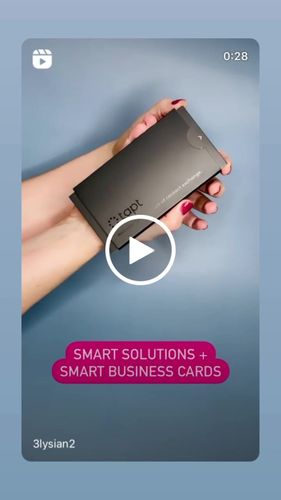 Customer video review of Tapt Custom Digital Business Card