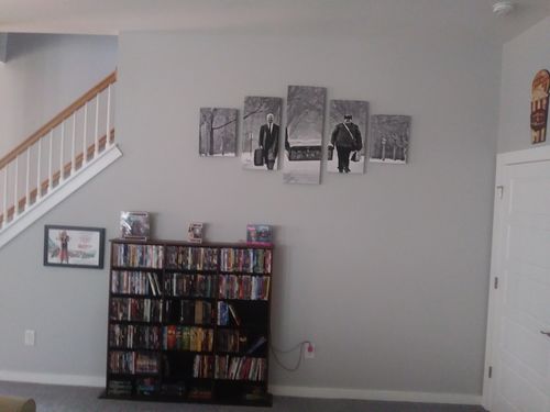 Customer photo review of Planes Trains & Automobiles Going Home Canvas Sets