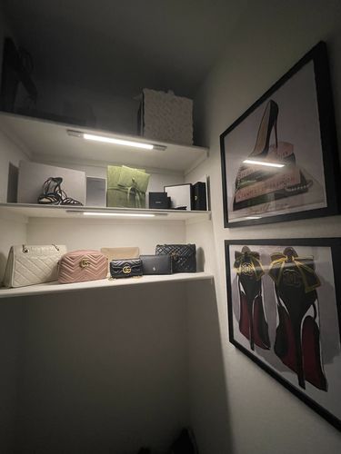 Customer photo review of EZVALO Wireless Motion Sensor Closet Light - 20.5" Aluminum