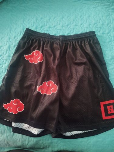 Customer photo review of Anime Mesh Shorts - Cloud
