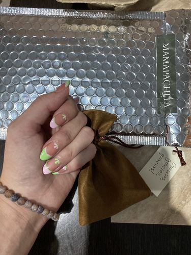 Customer photo review of Pulsera Ágata Café Mate (6 mm)