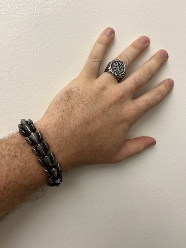 Customer photo review of The Midgard Serpent - Necklace