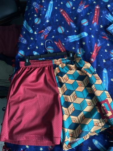 Customer photo review of Anime Mesh Shorts - Water Pillar