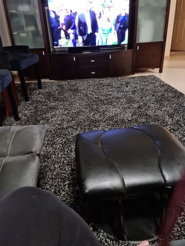 Customer photo review of Austin Plush Turkish Made Shag Rug, 240x330cm, Charcoal