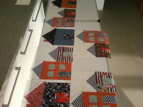 Customer photo review of Let's Stay Home Quilt Pattern | Digital PDF Pattern