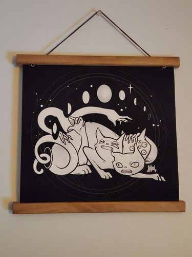 Customer photo review of Crawling Cat, Matte Art Print Poster