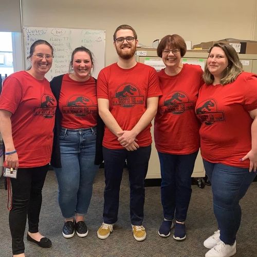 Customer photo review of Teaching Is A Walk The Park Print Short Sleeve T-shirt