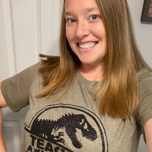 Customer photo review of Teaching Is A Walk The Park Print Short Sleeve T-shirt