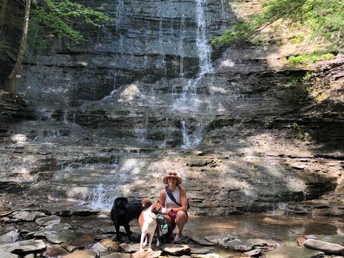 Customer photo review of Packable Sun Hat / Nativo