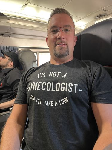Customer photo review of Gynecologist Premium Triblend Tee