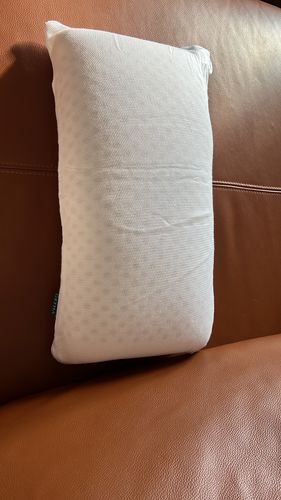Customer photo review of First Class Travel Latex Pillow