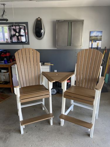 Customer photo review of DuraWeather Poly® Lakeside Counter Height Tete-a-tete