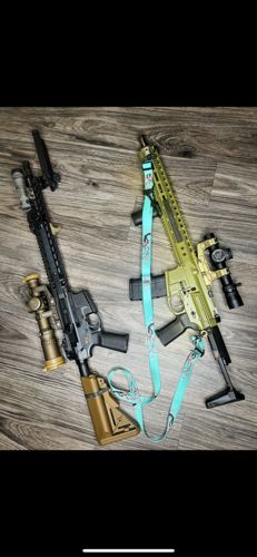 Customer photo review of The Bolt Sling - Cherry Blossoms