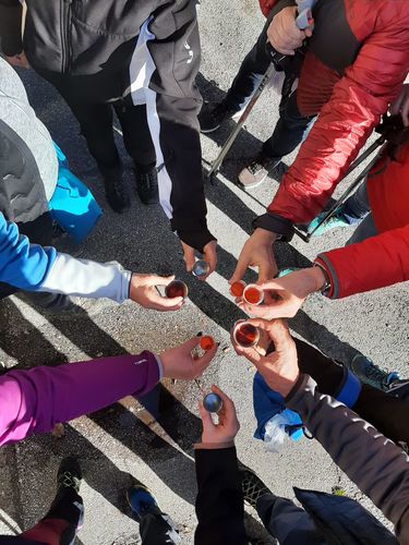 Customer photo review of Gipfelwasser Stamperl mit Etui