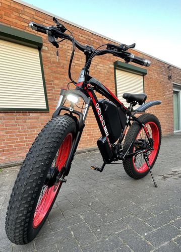 Customer photo review of Gogobest GF700 500W x 2 Dual Motors 26 Inch Fat Tire Electric Bike 50km/h 17.5Ah 70km