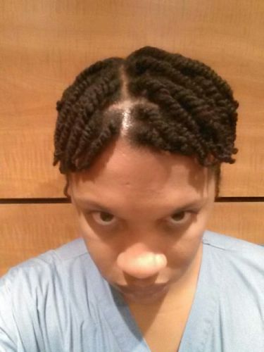 Customer photo review of Growth-Plus Hydrating Shampoo